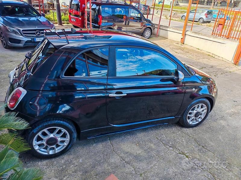 Usata Fiat 500 Lounge 95 CV (69 kW) 2012 Nero Berlina