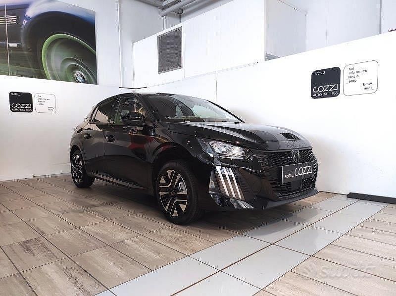 Nuova Peugeot 208 Allure 101 CV (74 kW) 2025 Nero Utilitaria