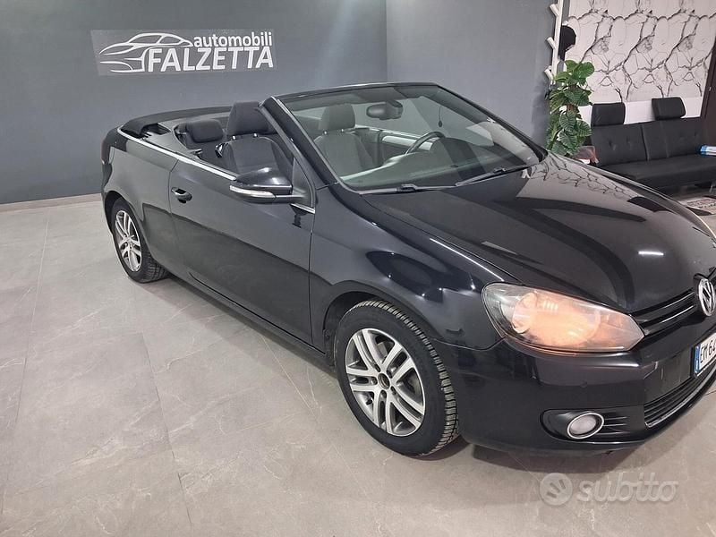 Usata VW Golf Cabriolet 104 CV (76 kW) 2012 Nero Cabrio