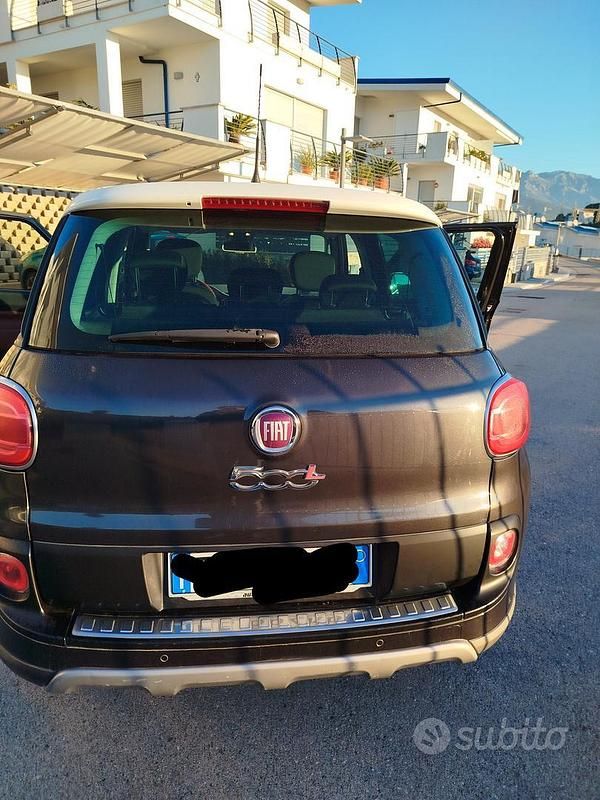 Usata Fiat 500L Trekking 105 CV (77 kW) 2015 Grigio Monovolume