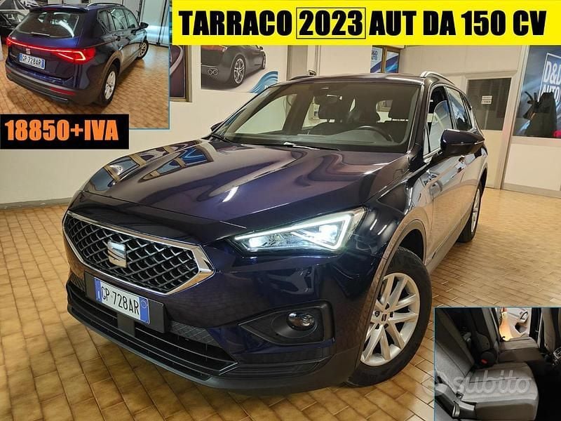 Usata Seat Tarraco 150 CV (110 kW) 2023 Blu SUV