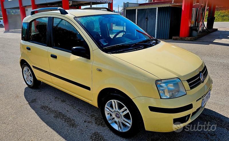 Usata Fiat Panda Dynamic 59 CV (43 kW) 2007 Giallo Utilitaria