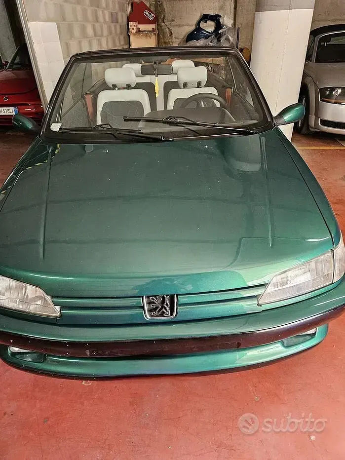 Usata Peugeot 306 Cabriolet Roland Garros 101 CV (74 kW) 1997 Verde Cabrio