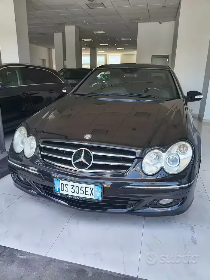 Usata Mercedes CLK320 Avantgarde 224 CV (164 kW) 2008 Nero Coupé