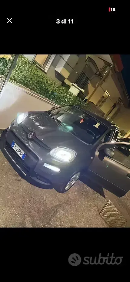 Usata Fiat Panda 69 CV (50 kW) 2023 Grigio Utilitaria