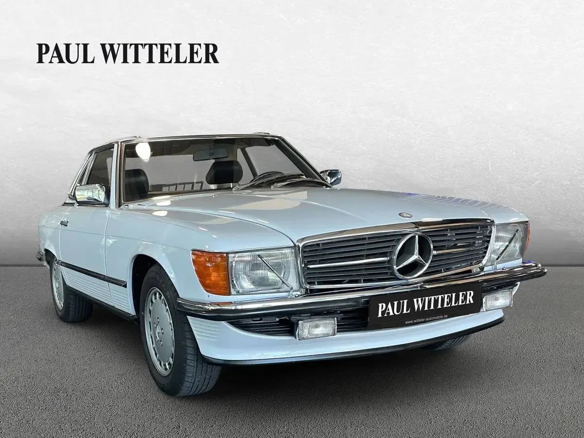 Usata Mercedes SL420 218 CV (160 kW) 1986 Bianco Cabrio