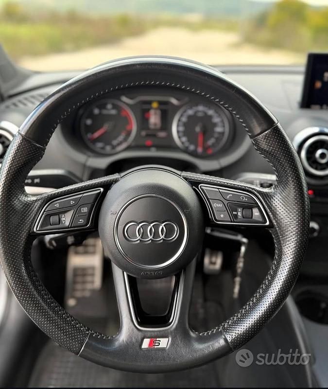 Usata Audi A3 S-Line 110 CV (80 kW) 2017 Grigio Berlina