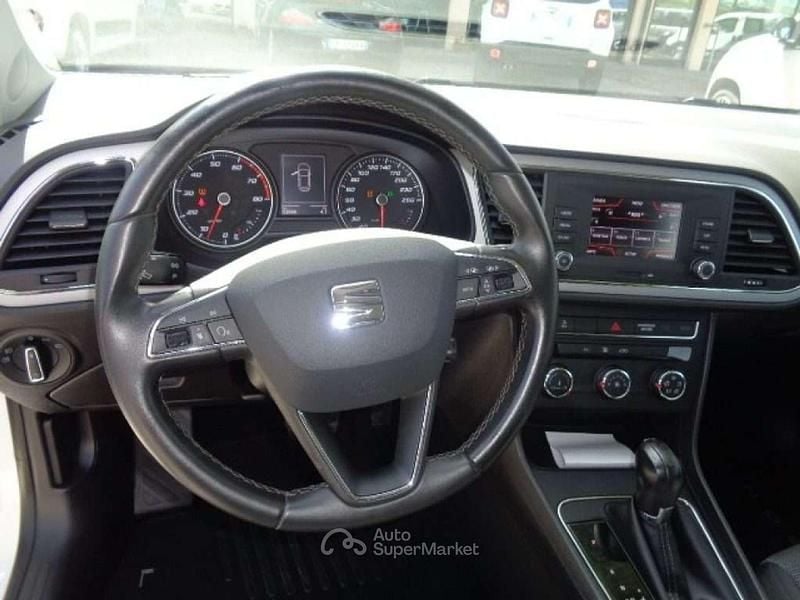 Usata Seat Leon Style 131 CV (96 kW) 2020 Bianco Berlina