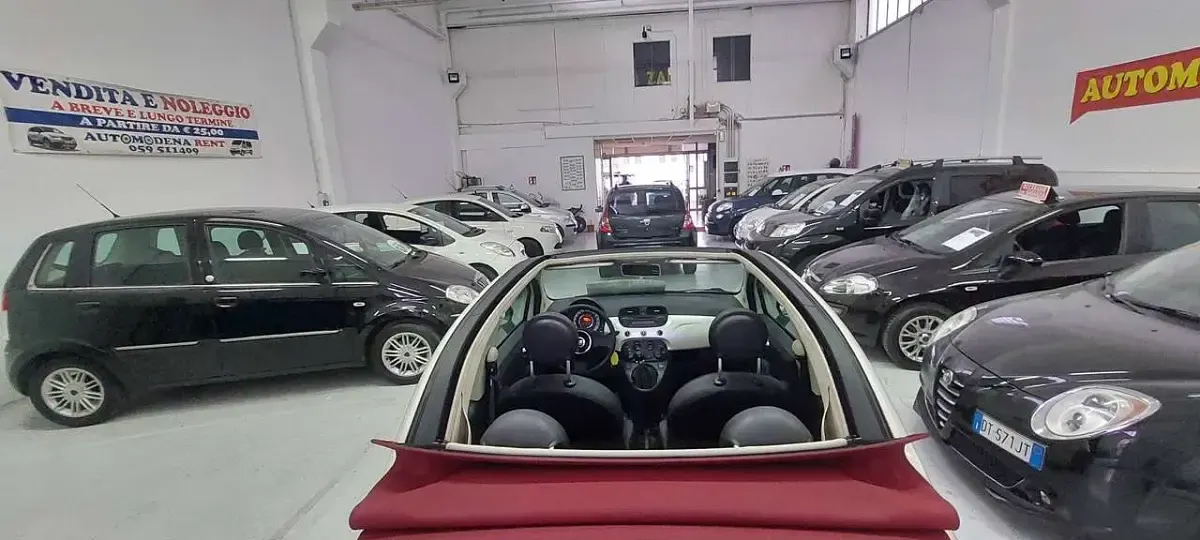 Usata Fiat 500C 69 CV (50 kW) 2012 Bianco Cabrio