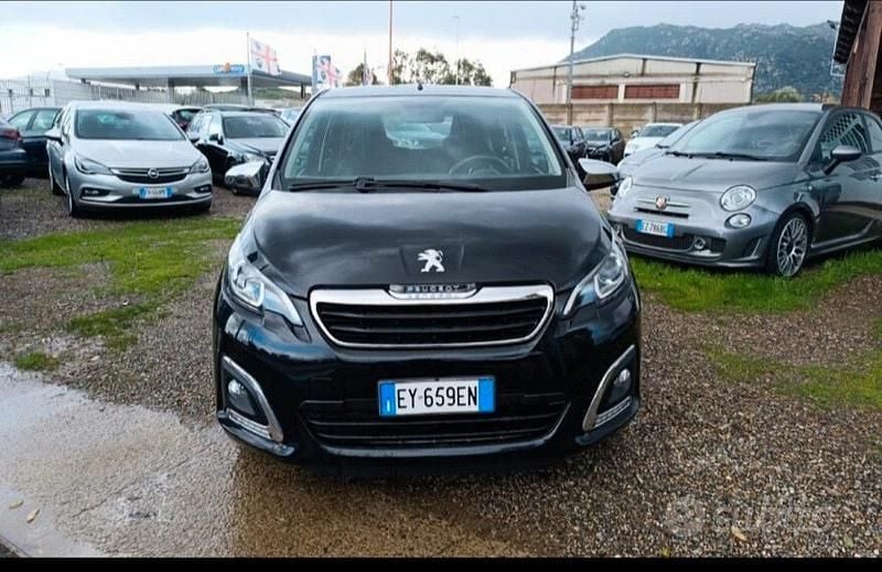 Usata Peugeot 108 82 CV (60 kW) 2015 Nero Utilitaria