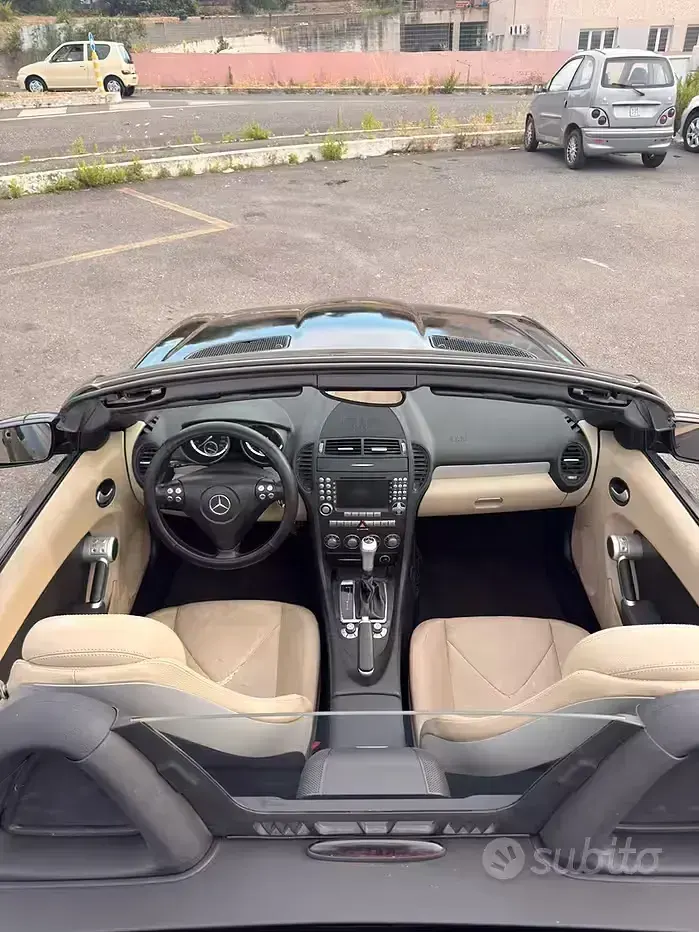 Usata Mercedes SLK200 163 CV (119 kW) 2006 Nero Cabrio