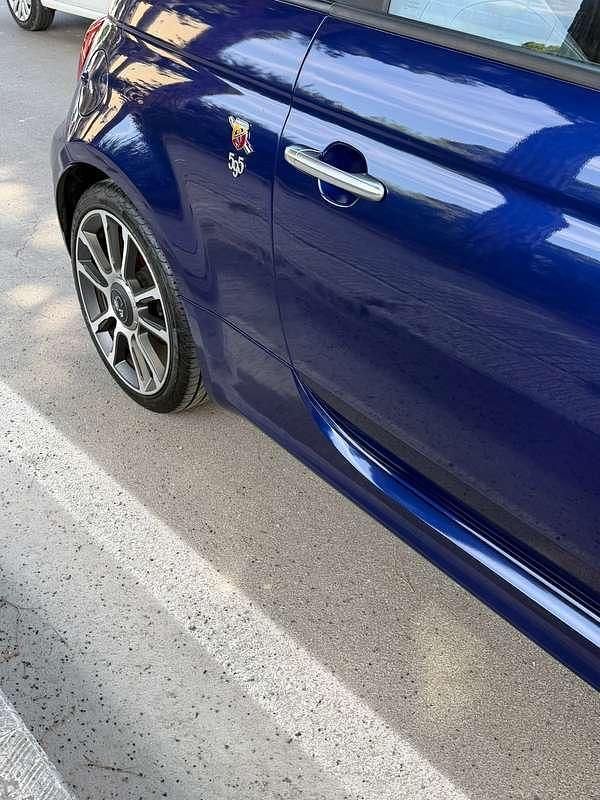 Usata Abarth 595C Turismo 165 CV (121 kW) 2016 Blu/azzurro Cabrio