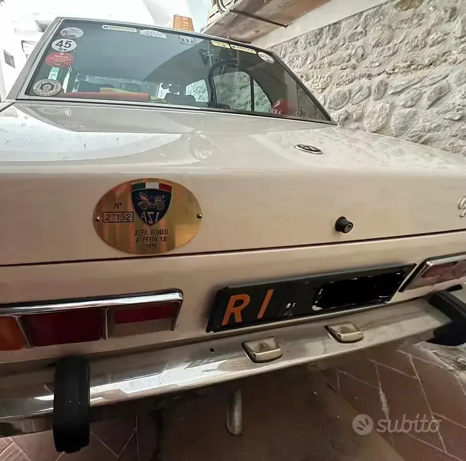 Usata Alfa Romeo Alfetta 1970 Bianco Berlina