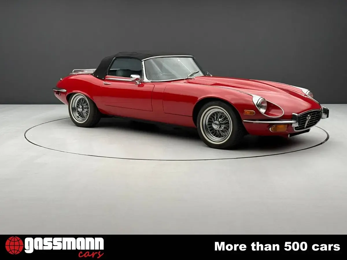Usata Jaguar E-Type 276 CV (202 kW) 1973 Rosso Cabrio