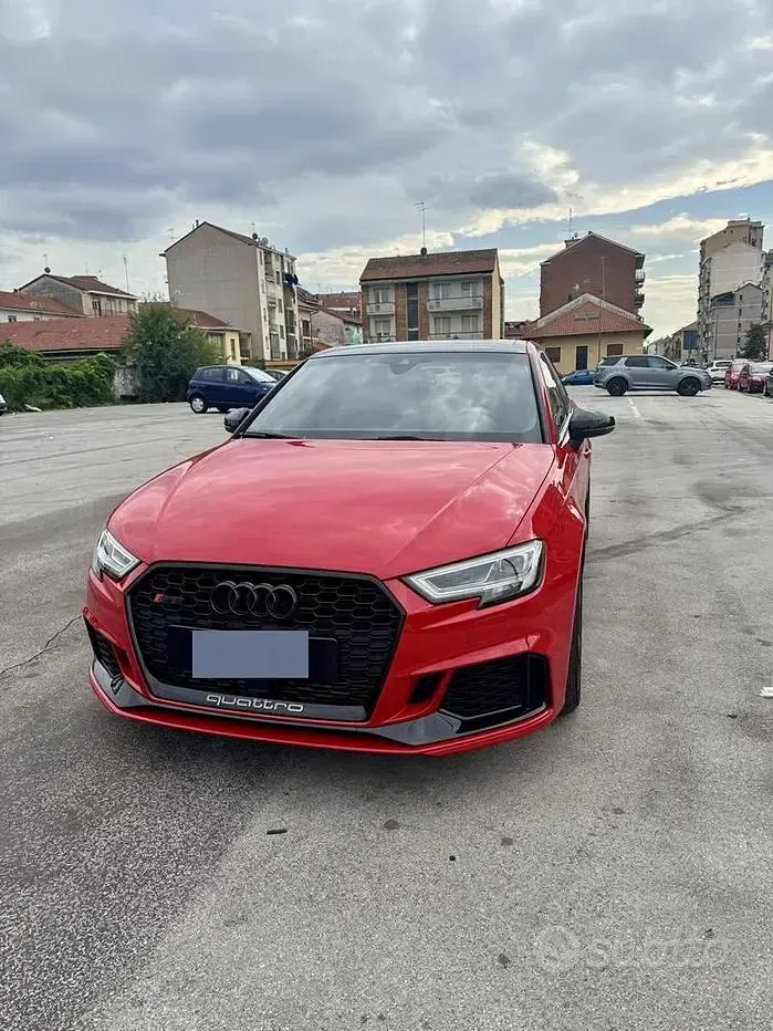 Usata Audi RS3 400 CV (294 kW) 2019 Rosso Berlina