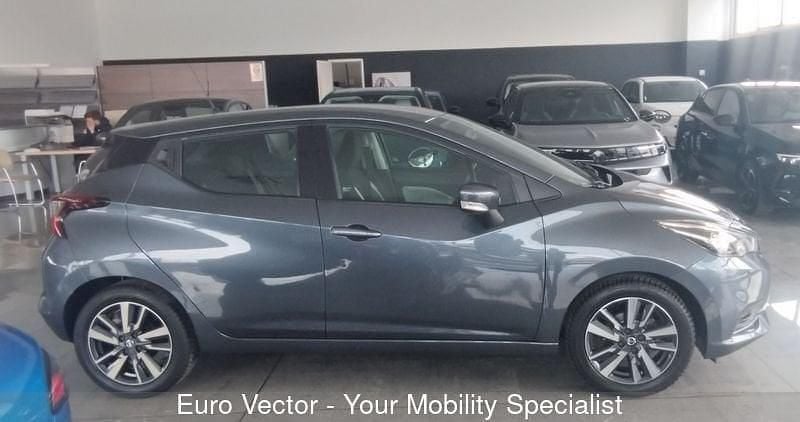 Usata Nissan Micra Acenta 71 CV (52 kW) 2017 Grigio Utilitaria