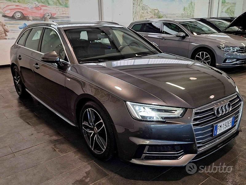 Usata Audi A4 S-Line 150 CV (110 kW) 2018 Grigio daytona Station wagon