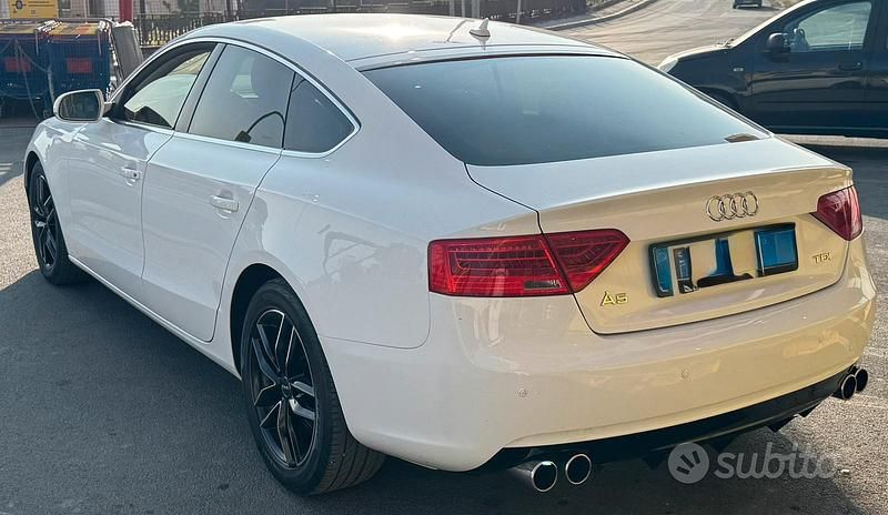 Usata Audi A5 163 CV (119 kW) 2013 Bianco Coupé