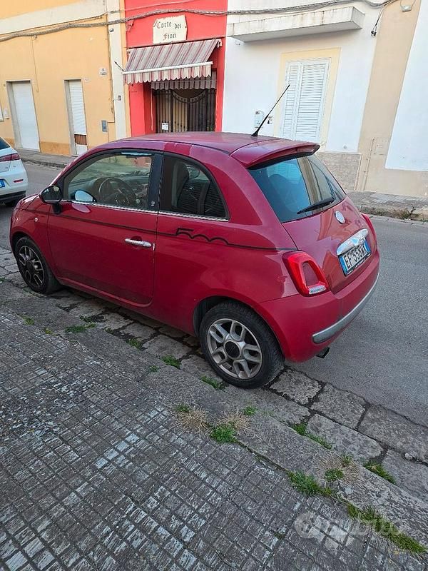 Usata Fiat 500 2012 Rosso Utilitaria
