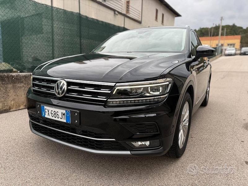 Usata VW Tiguan Advance 150 CV (110 kW) 2019 Nero SUV