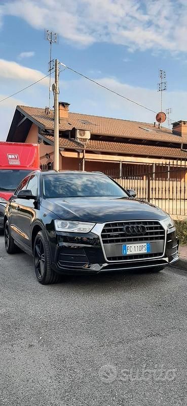 Usata Audi Q3 Ambiente 150 CV (110 kW) 2016 Nero SUV
