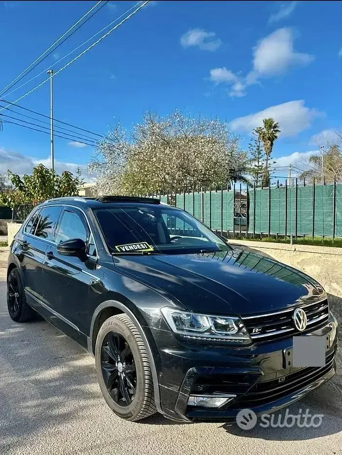 Usata VW Tiguan 150 CV (110 kW) 2017 Nero SUV