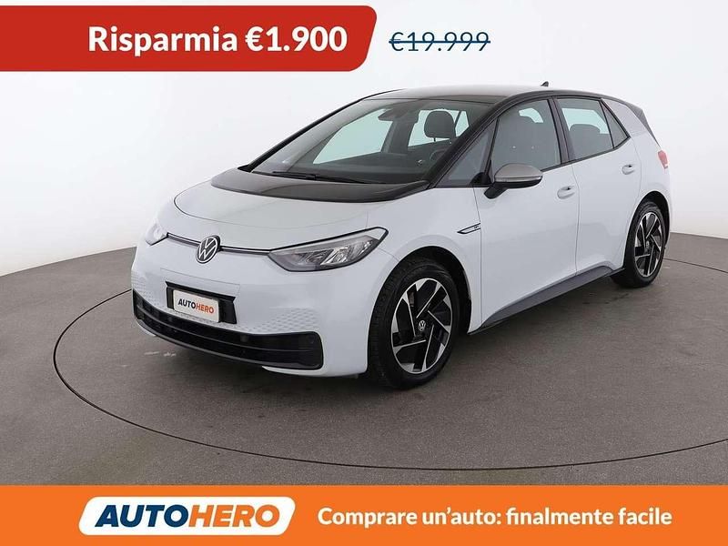 Usata VW ID.3 Pro Performance 69 kW (95 CV) 2020 Bianco Utilitaria