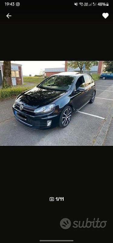Usata VW Golf VII GTD 170 CV (125 kW) 2012 Nero Berlina