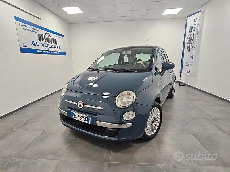 Usata Fiat 500 Lounge 69 CV (50 kW) 2008 Blu Berlina