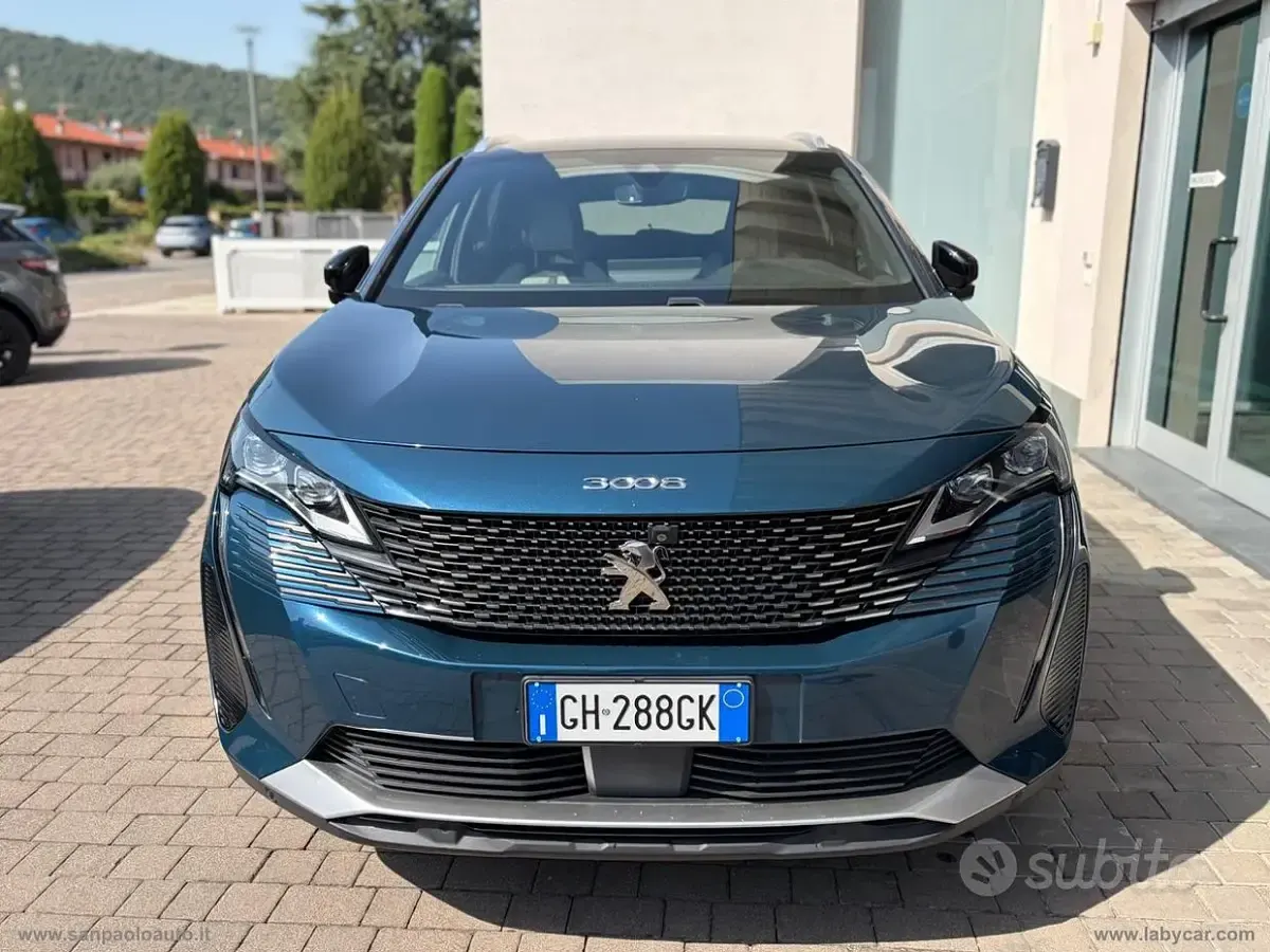 Usata Peugeot 3008 GT 181 CV (133 kW) 2021 Blu/azzurro SUV