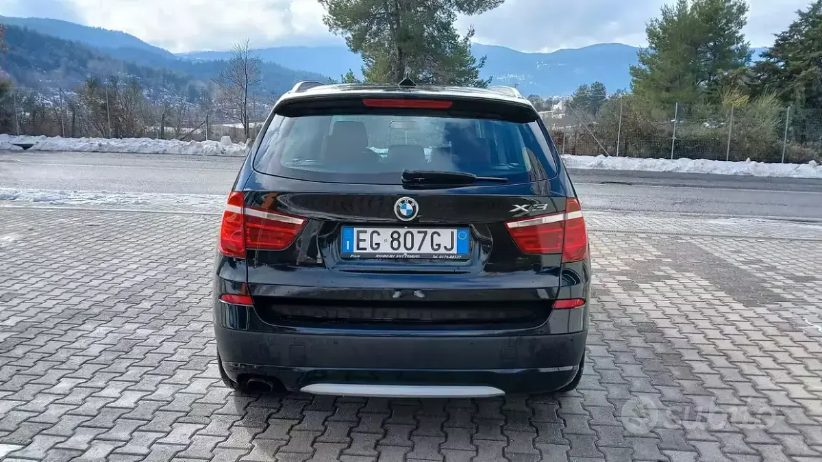 Usata BMW X3 184 CV (135 kW) 2011 Nero SUV