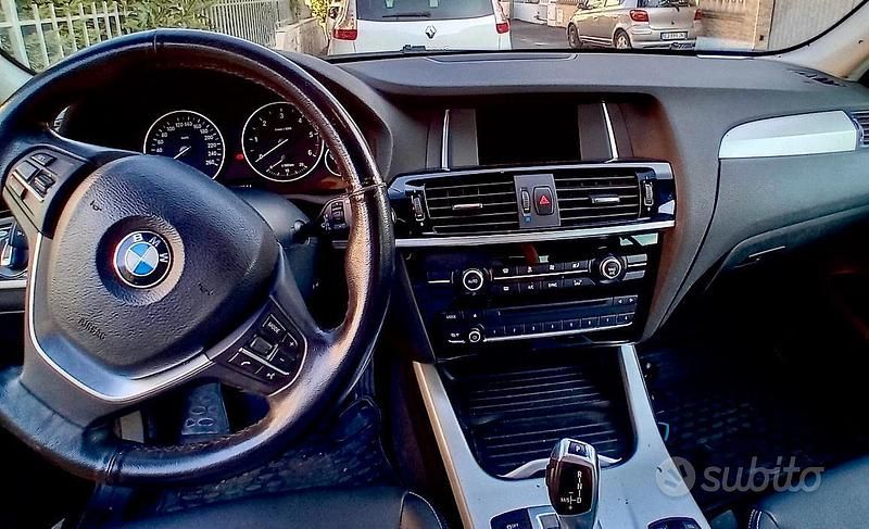 Usata BMW X3 Efficient Dynamics 190 CV (139 kW) 2015 Nero SUV