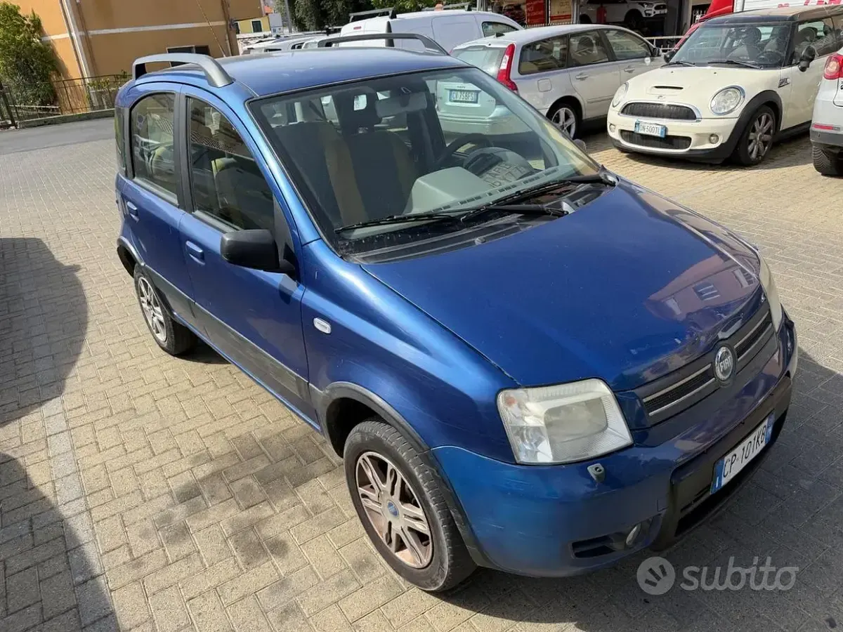 Usata Fiat Panda 4x4 Climbing 60 CV (44 kW) 2005 Blu Utilitaria