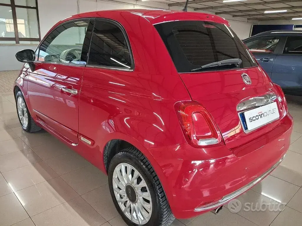 Usata Fiat 500 Lounge 69 CV (50 kW) 2018 Rosso Monovolume