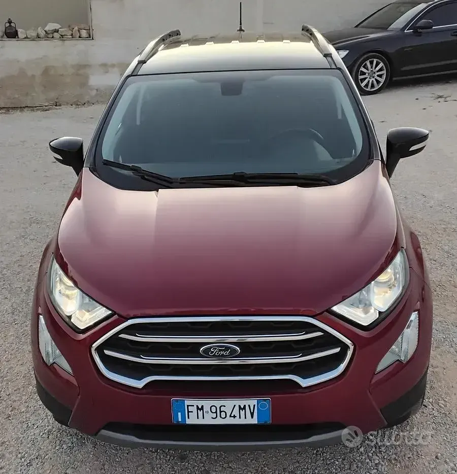 Usata Ford Ecosport Titanium 125 CV (91 kW) 2018 Rosso SUV