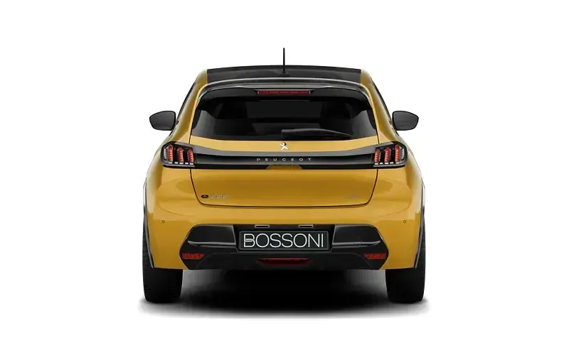 Usata Peugeot e-208 GT 56 kW (77 CV) 2020 Giallo Utilitaria