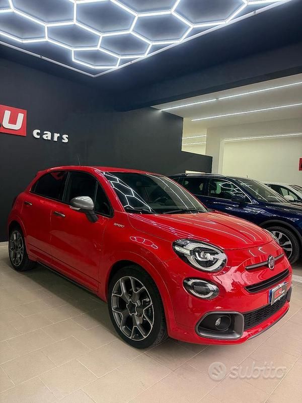 Usata Fiat 500X Sport 150 CV (110 kW) 2020 Rosso SUV