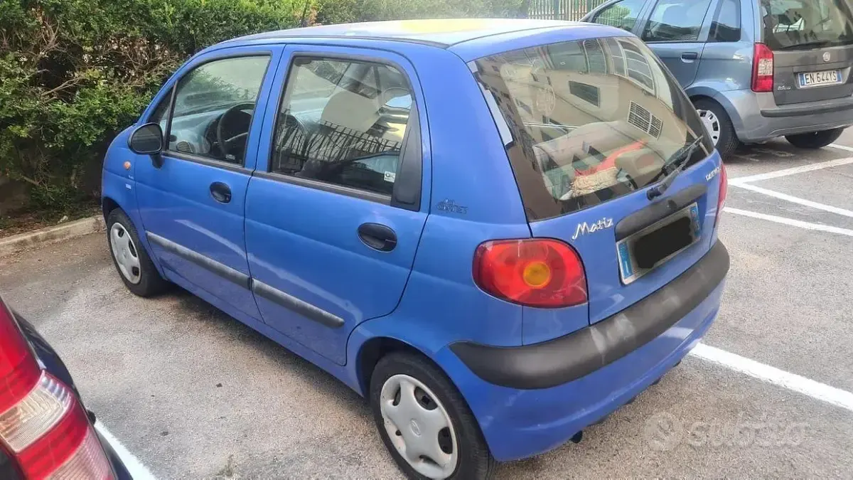 Usata Chevrolet Matiz 51 CV (37 kW) 2001 Bluazzurro Utilitaria