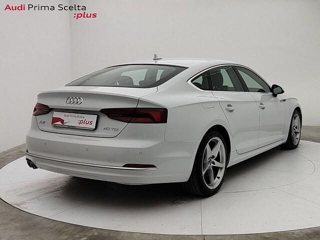 Usata Audi A5 Sportback Business 190 CV (139 kW) 2019 Bianco ghiacciaio metallizzato Utilitaria