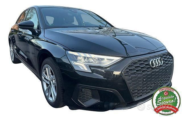 Usata Audi A3 Advanced 150 CV (110 kW) 2022 Nero Berlina