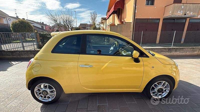 Usata Fiat 500 2009 Giallo Cabrio