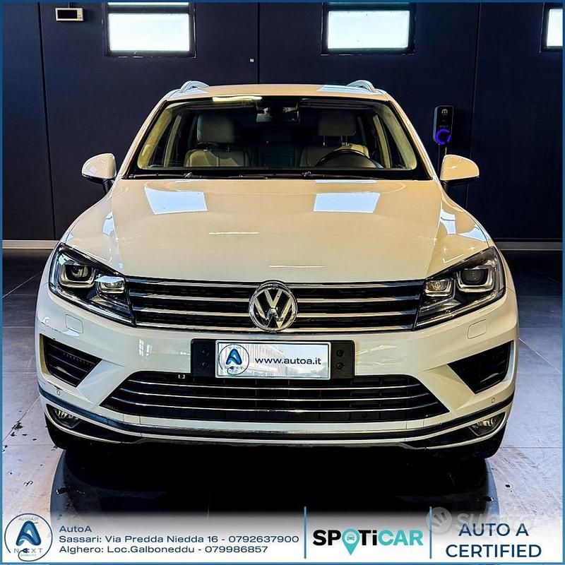 Usata VW Touareg 204 CV (150 kW) 2015 Bianco SUV