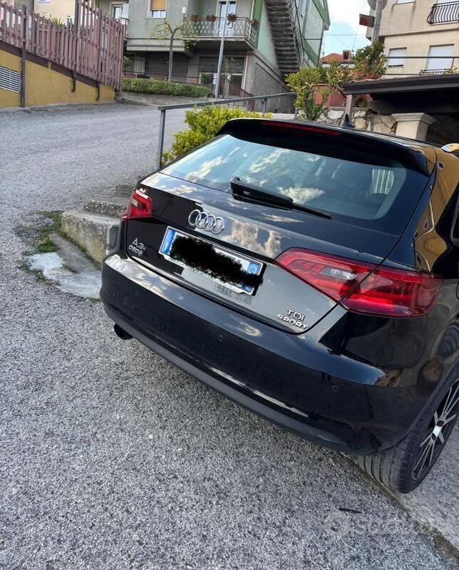 Usata Audi A3 105 CV (77 kW) 2014 Nero Berlina