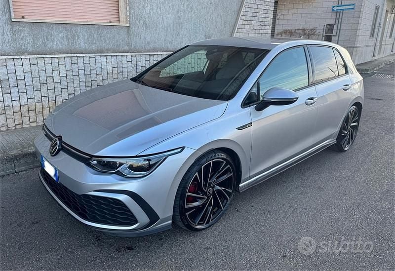 Usata VW Golf VII GTD 200 CV (147 kW) 2021 Grigio Utilitaria