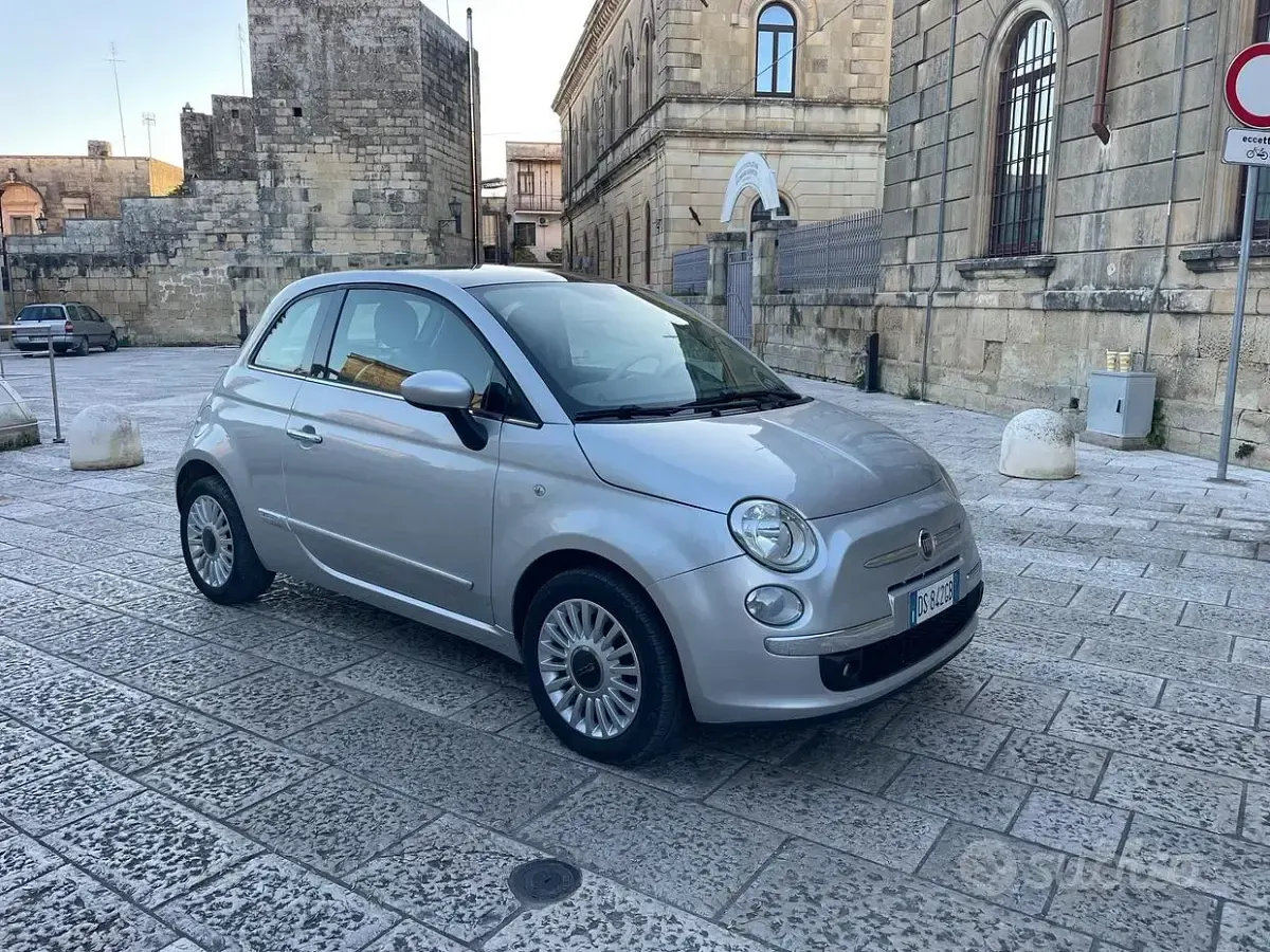 Usata Fiat 500 Lounge 75 CV (55 kW) 2008 Grigio Berlina