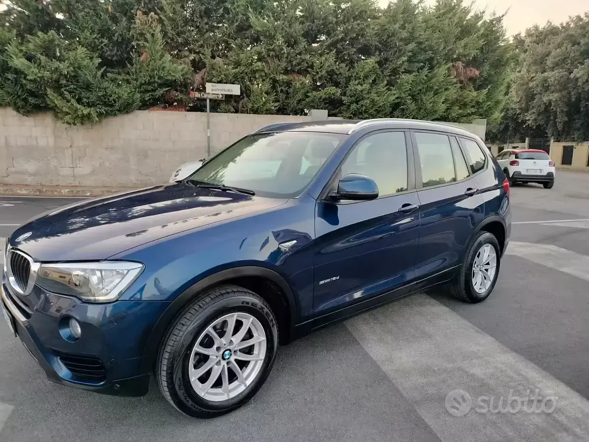 Usata BMW X3 xLine 150 CV (110 kW) 2014 Blu SUV