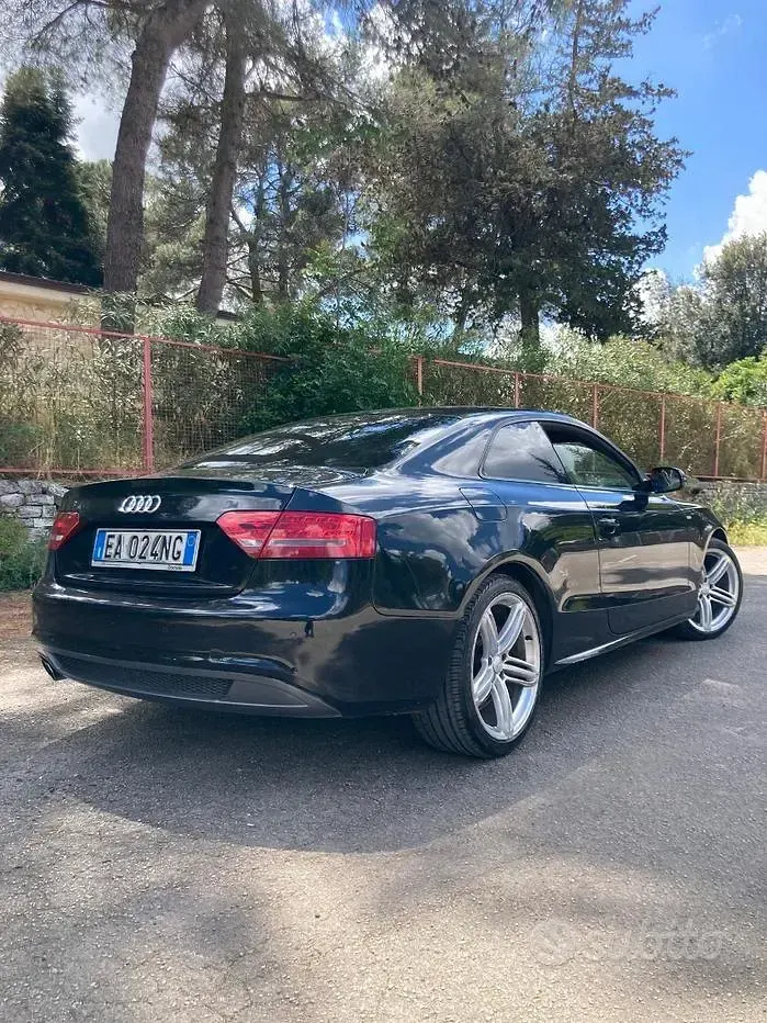 Usata Audi A5 S-Line 170 CV (125 kW) 2010 Nero Coupé