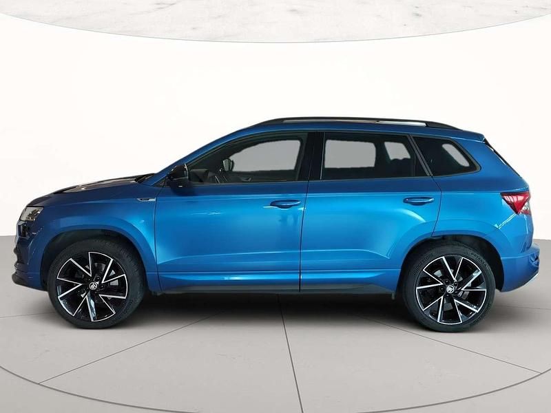 Usata Skoda Karoq SportLine 150 CV (110 kW) 2019 Blu race metallizzato SUV