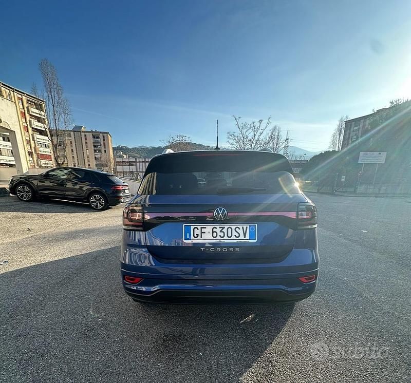 Usata VW T-Cross 110 CV (80 kW) 2021 Blu SUV