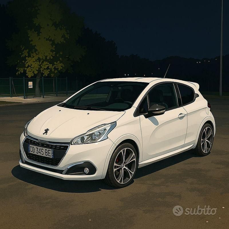 Usata Peugeot 208 GTi 2016 Bianco Utilitaria